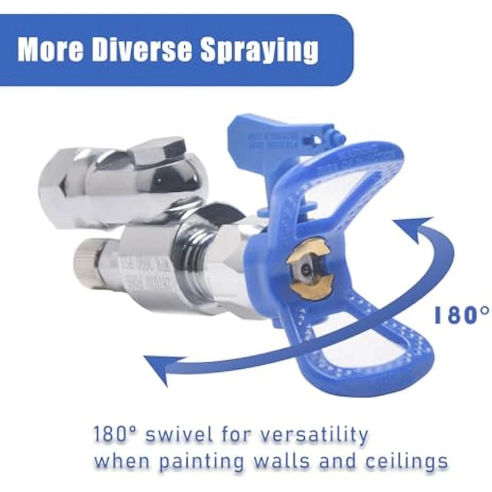 AA19 287030 Cleanshot Shut-Off Valve Airless Paint Sprayers Swivel Joint Extension Rotary Airless Sprayers Connection Thread
AA19 287030 Cleanshot Shut-Off Valve Airless Paint Sprayers Swivel Joint Extension Rotary Airless Sprayers Connection Thread