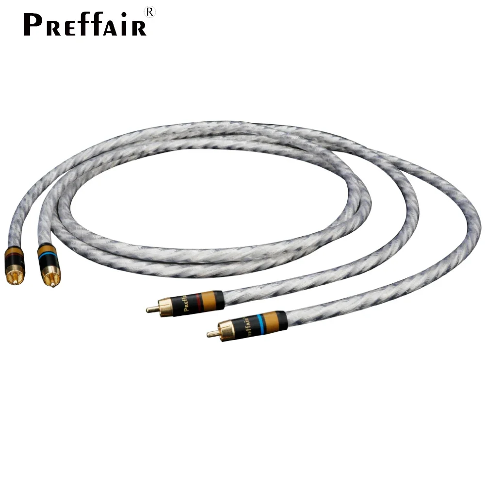 Preffair Hifi RCA Cable 2-core Silver Plated High Quality RCA Male to Male DVD Amplifier Interconnect Cable
Preffair Hifi RCA Cable 2-core Silver Plated High Quality RCA Male to Male DVD Amplifier Interconnect Cable