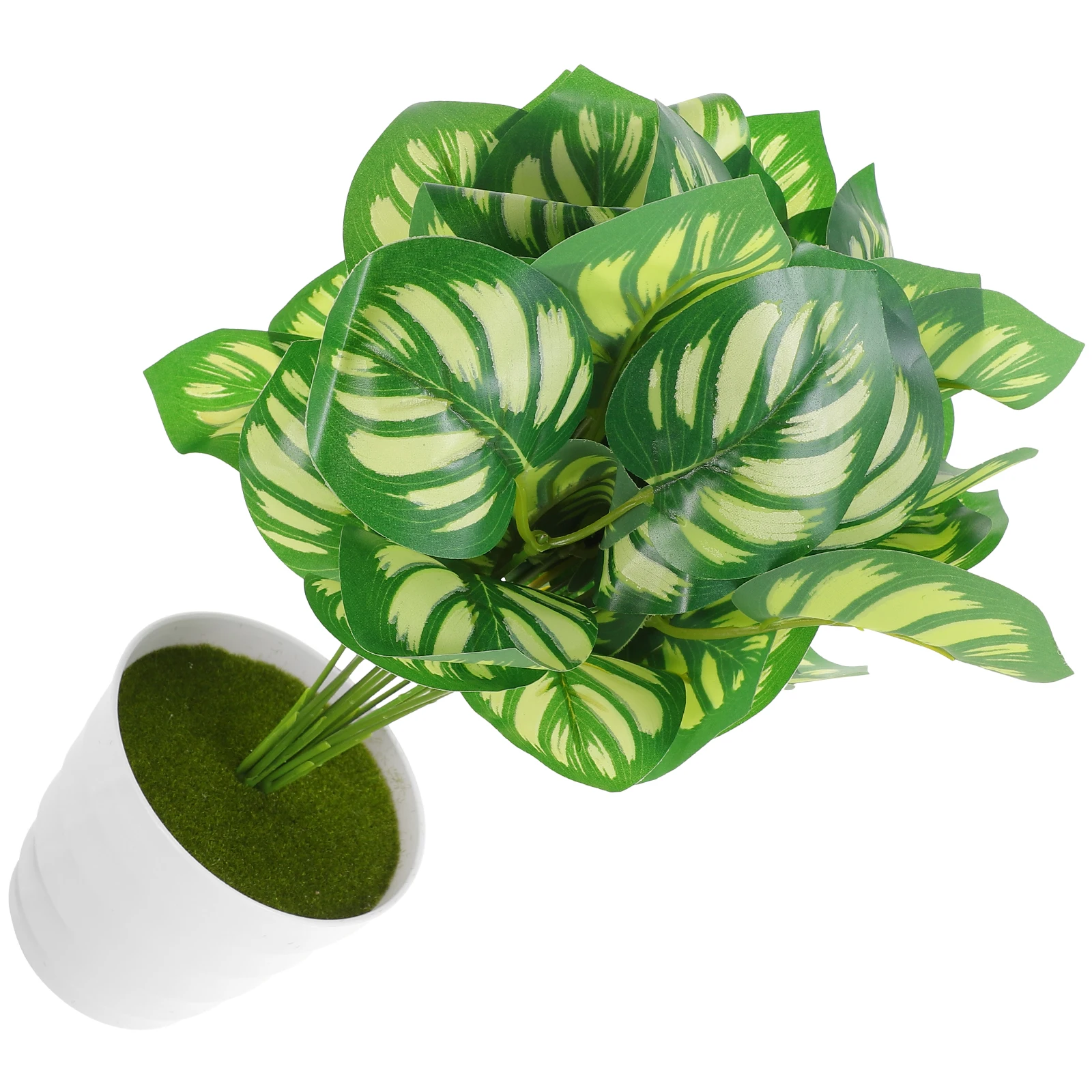 Simulated Watermelon Leaf Potted Plant Artificial Green Plant Ornaments Home Office Desktop Decor Lifelike Fake Bonsai
Simulated Watermelon Leaf Potted Plant Artificial Green Plant Ornaments Home Office Desktop Decor Lifelike Fake Bonsai