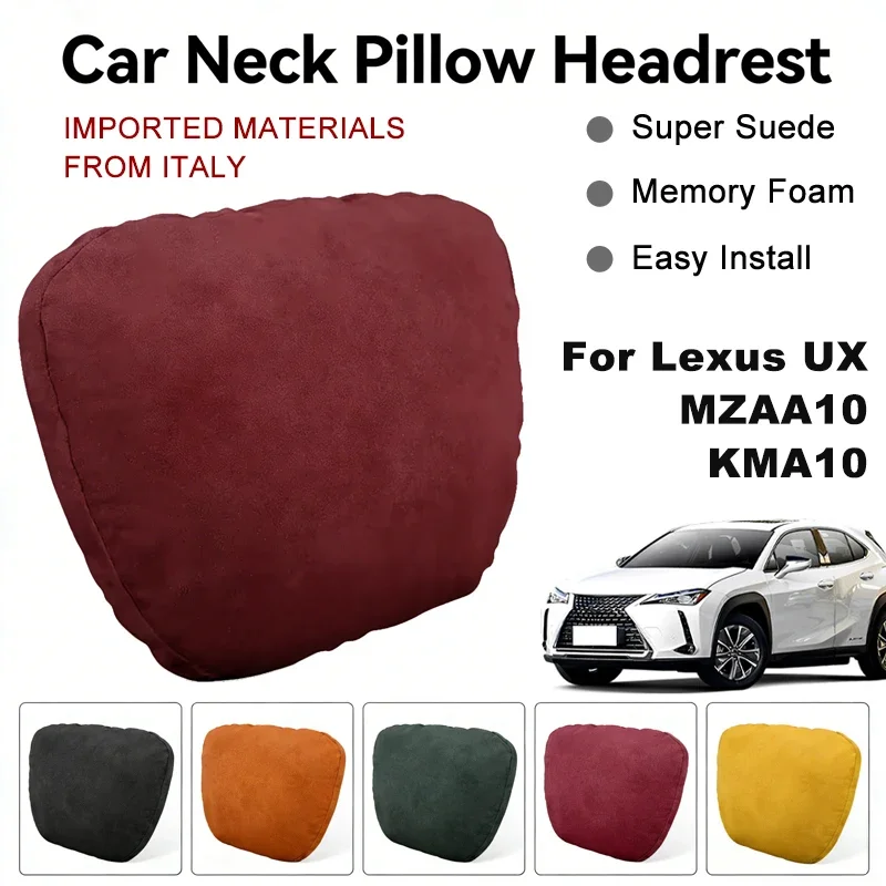 Italy Suede Car Neck Rest Pillow For Lexus UX MZAA10 KMA10 Seat Head Neck Support Cushion Auto Interior Accessories
Italy Suede Car Neck Rest Pillow For Lexus UX MZAA10 KMA10 Seat Head Neck Support Cushion Auto Interior Accessories