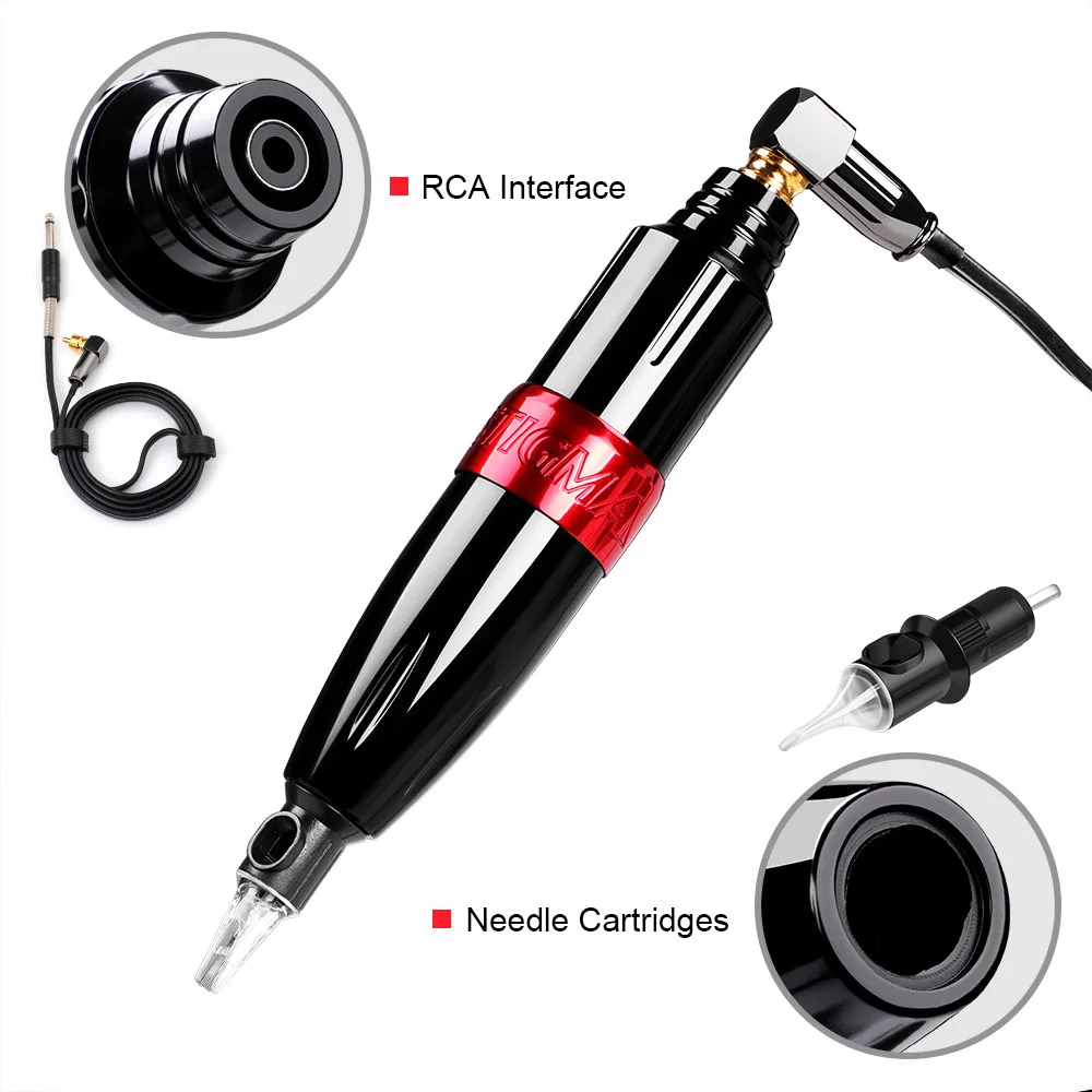High Quality Tattoo machine easy to use coreless 12V 9500RPM motor tattoo machine EM122 rca interface main unit free shipping
High Quality Tattoo machine easy to use coreless 12V 9500RPM motor tattoo machine EM122 rca interface main unit free shipping
