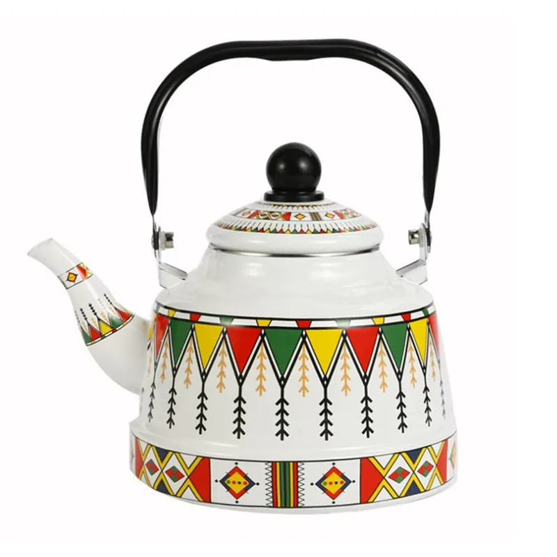 Enamel electric kettle, enamel colorful geometric flower ancient clock kettle, household gas induction cooker can be used
Enamel electric kettle, enamel colorful geometric flower ancient clock kettle, household gas induction cooker can be used