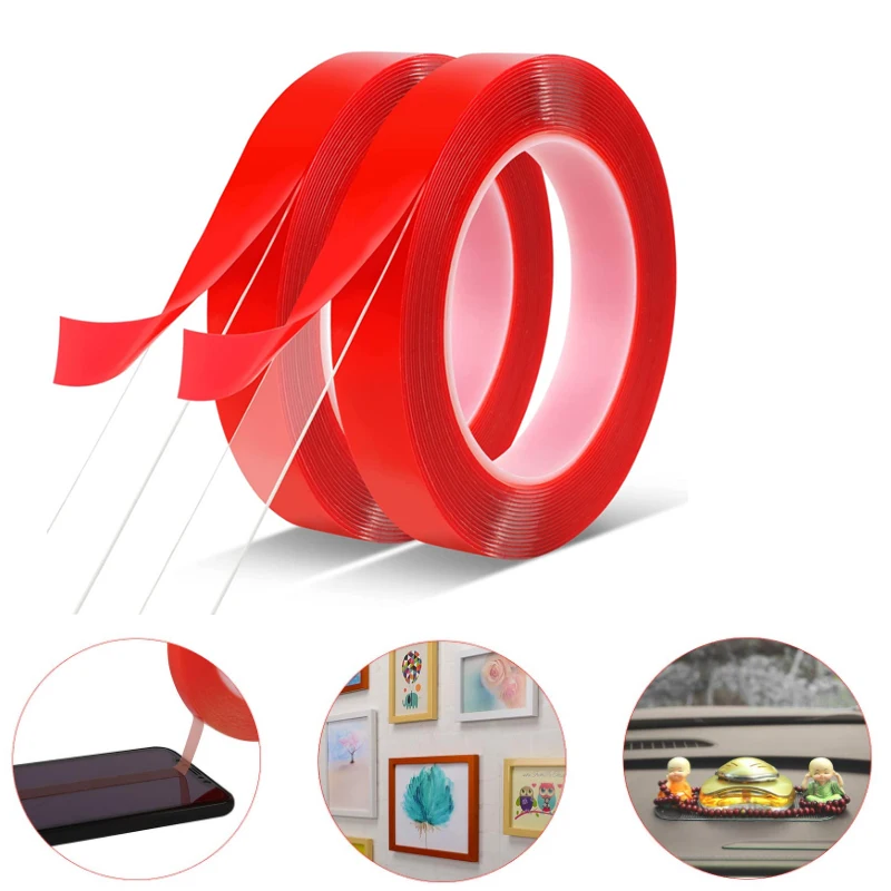 50M Double Side Adhesive Nano Traceless Transparent Acrylic Foam Adhesive Tape No Traces Sticker2/3/4/5/6/8/10mm
50M Double Side Adhesive Nano Traceless Transparent Acrylic Foam Adhesive Tape No Traces Sticker2/3/4/5/6/8/10mm