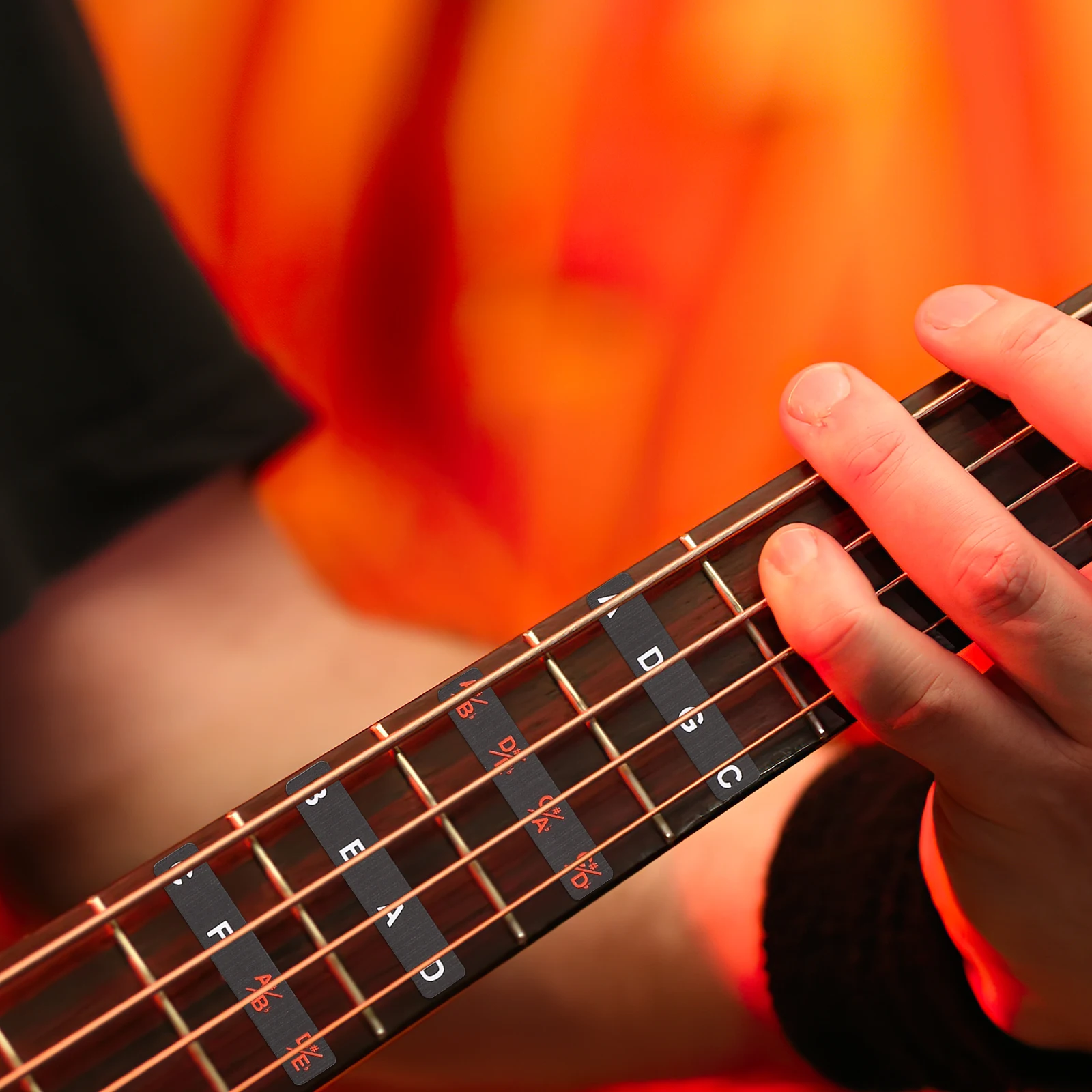 2pcs Fretboard Stickers Guitar Scale Sticker Note Decals For Beginner Folk Electric Guitar Practice Tool Reusable Bright Color 
2pcs Fretboard Stickers Guitar Scale Sticker Note Decals For Beginner Folk Electric Guitar Practice Tool Reusable Bright Color