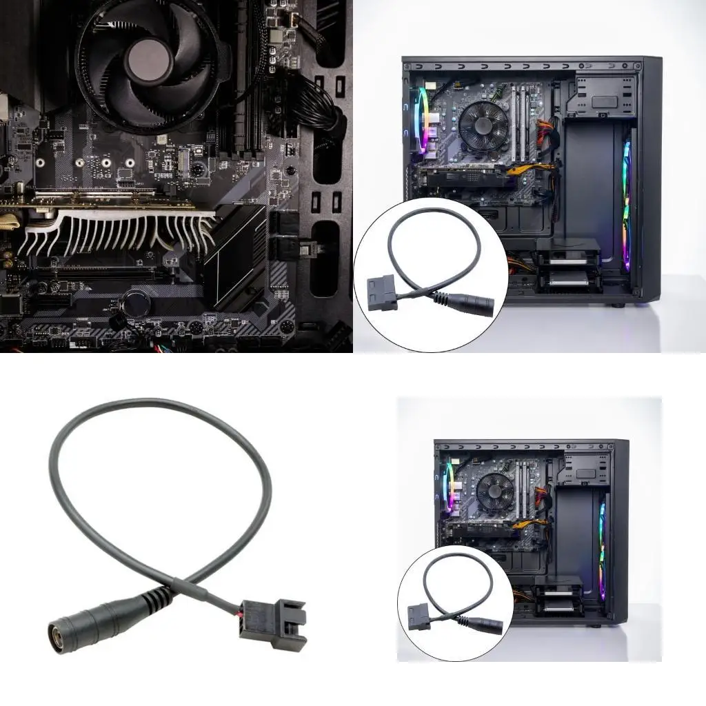 652F PVC Computer Fan Power Converter Cable 55x21mm To 4Pin Port For Multiple Device Compatibility Cord
652F PVC Computer Fan Power Converter Cable 55x21mm To 4Pin Port For Multiple Device Compatibility Cord