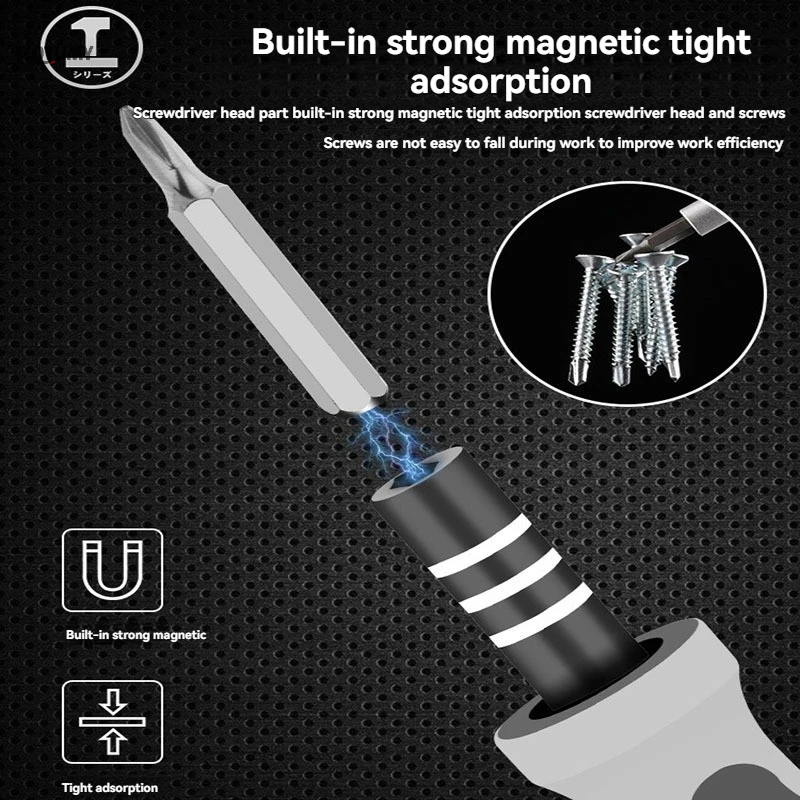 Multifunctional Screwdriver Set, CR-V & S2 Steel Bits, Precision Repair Kit for Phones, Laptops, Watches & Electronics
Multifunctional Screwdriver Set, CR-V & S2 Steel Bits, Precision Repair Kit for Phones, Laptops, Watches & Electronics