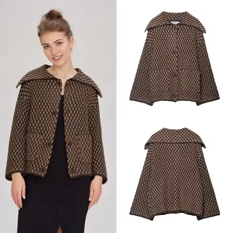 Women's Knitted Jacket Women Long Sleeve Button Laple Jackets High Street Short Coats Lady Autumn New Outerwears
Women's Knitted Jacket Women Long Sleeve Button Laple Jackets High Street Short Coats Lady Autumn New Outerwears