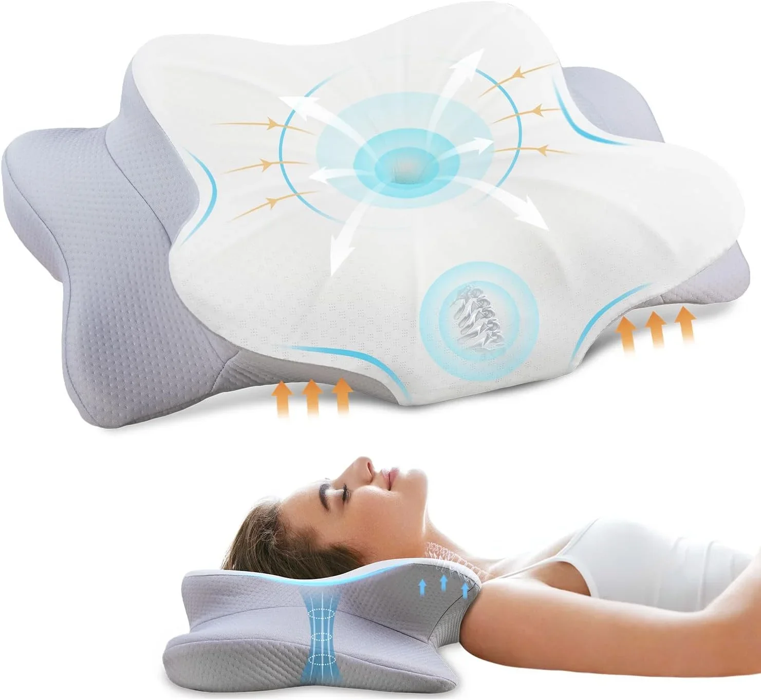 Neck and Shoulder Ergonomic Foam Pillows Sleeping Neck Support Pillow Side Back Stomach Sleepers
Neck and Shoulder Ergonomic Foam Pillows Sleeping Neck Support Pillow Side Back Stomach Sleepers