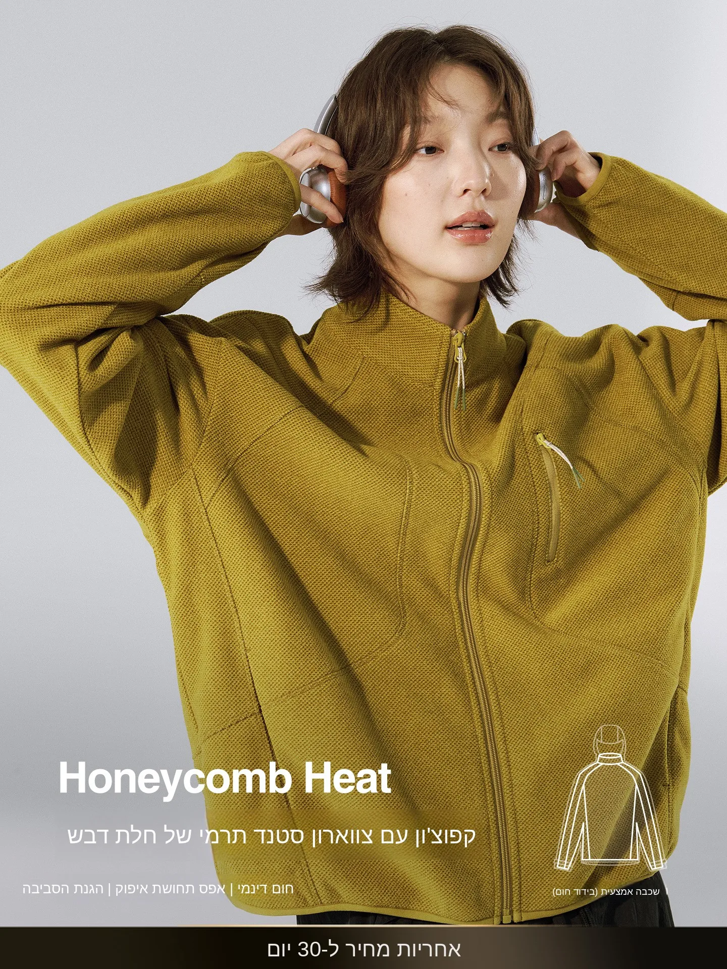 American Retro Trim Splice Fleece Lined Sports Jacket Autumn Winter Outdoor Honeycomb Heating Stand Collar Zipper Sweatshirt
American Retro Trim Splice Fleece Lined Sports Jacket Autumn Winter Outdoor Honeycomb Heating Stand Collar Zipper Sweatshirt