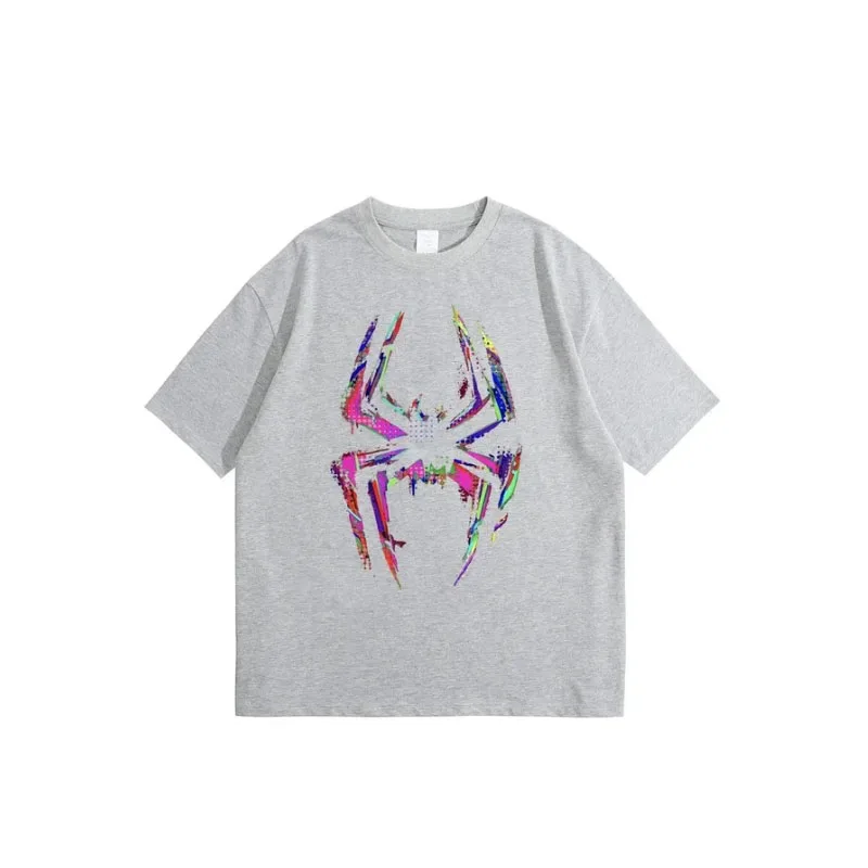 2024 New Hero and Villain Spider Print T-shirt for Men's Fashion Street Fashion Hip Hop T Parent Child
2024 New Hero and Villain Spider Print T-shirt for Men's Fashion Street Fashion Hip Hop T Parent Child