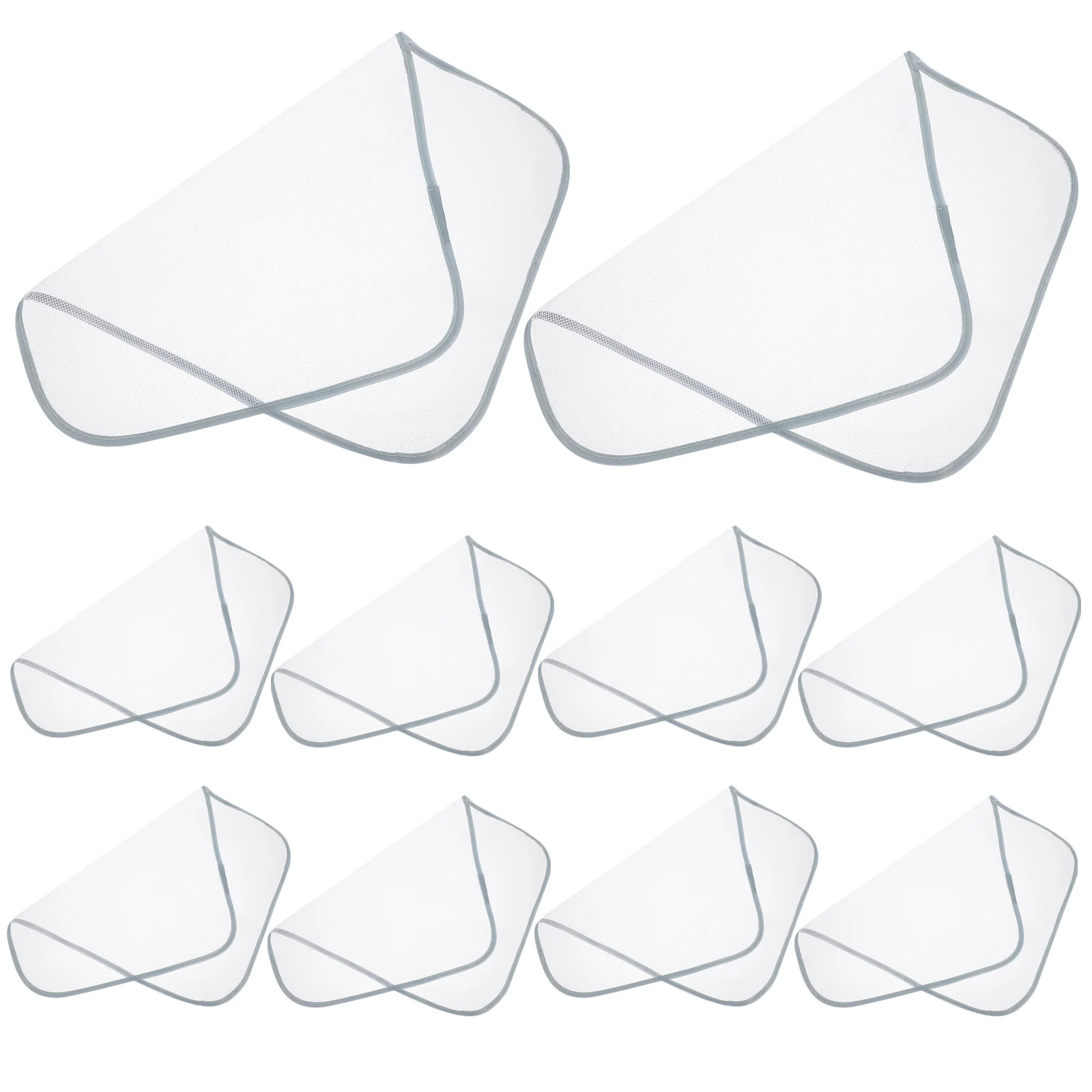 10Pcs Household Ironing Cloth Protective Pressing Cloth Heat Resistant Mesh Lightweight Folding Portable Insulation Ironing Pad
10Pcs Household Ironing Cloth Protective Pressing Cloth Heat Resistant Mesh Lightweight Folding Portable Insulation Ironing Pad
