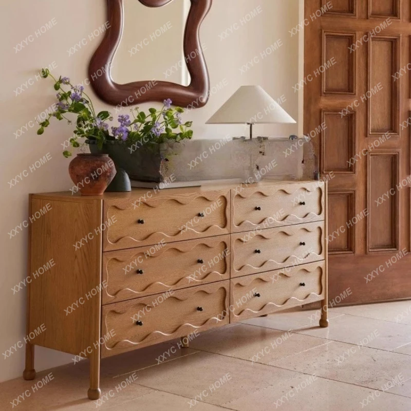 Medieval style solid wood simple chest cabinet, secret cabinet, minimalist log style, against the wall storage cabinet
Medieval style solid wood simple chest cabinet, secret cabinet, minimalist log style, against the wall storage cabinet