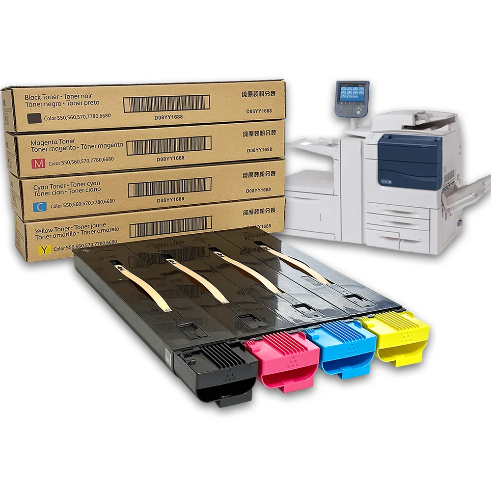 Genuine Toner for Fuji Xerox Color 550 560 570 C60 C70 Toner Cartridge with Original Xerox Color Toner Powder Replacement
Genuine Toner for Fuji Xerox Color 550 560 570 C60 C70 Toner Cartridge with Original Xerox Color Toner Powder Replacement