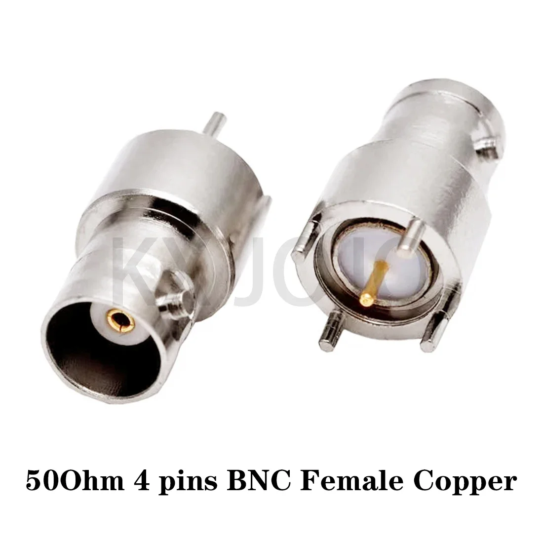 BNC-KE Connector Welding PCB Board BNC Socket Copper 50Ohm Q9 Female Head Vertical 4 pins Female Seat
BNC-KE Connector Welding PCB Board BNC Socket Copper 50Ohm Q9 Female Head Vertical 4 pins Female Seat