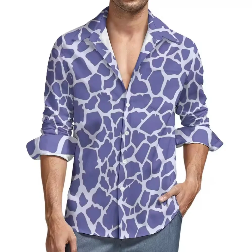 Fashionable new 3D printed art design pattern men's slim fit breathable button lapel men's casual long sleeved plus size shirt
Fashionable new 3D printed art design pattern men's slim fit breathable button lapel men's casual long sleeved plus size shirt