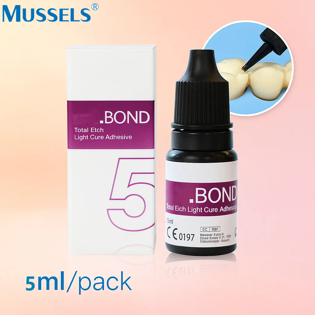 5ml Dental Bonding Teeth Glue for Brace DX.BOND V Total Etch Light Cure Dentin Enamel Resin Adhesive Composite Bonding Agent
5ml Dental Bonding Teeth Glue for Brace DX.BOND V Total Etch Light Cure Dentin Enamel Resin Adhesive Composite Bonding Agent