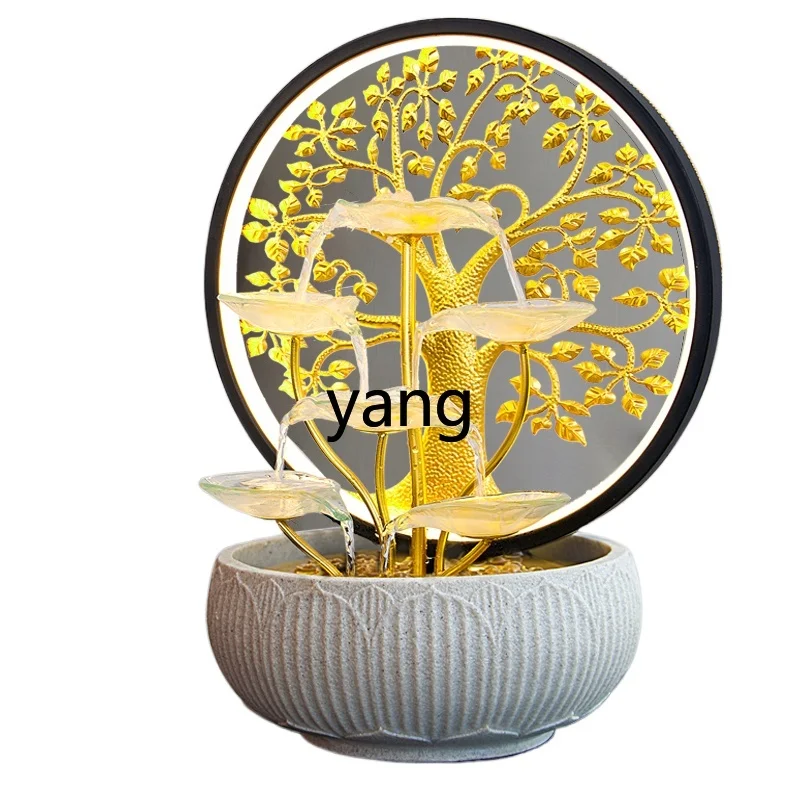 ZYF money tree lucky water ornament desktop small fountain feng sheng shui feng shui wheel open
ZYF money tree lucky water ornament desktop small fountain feng sheng shui feng shui wheel open