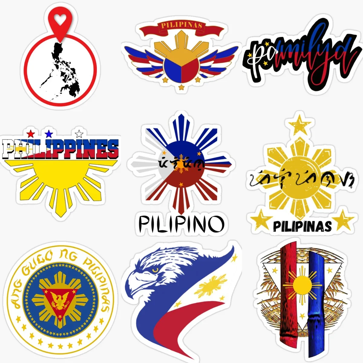 Philippine Flag Map National Emblem Sun Creative Stickers for Car Bicycle Motorcycle Window Fridge Wall Decoration Accessories
Philippine Flag Map National Emblem Sun Creative Stickers for Car Bicycle Motorcycle Window Fridge Wall Decoration Accessories