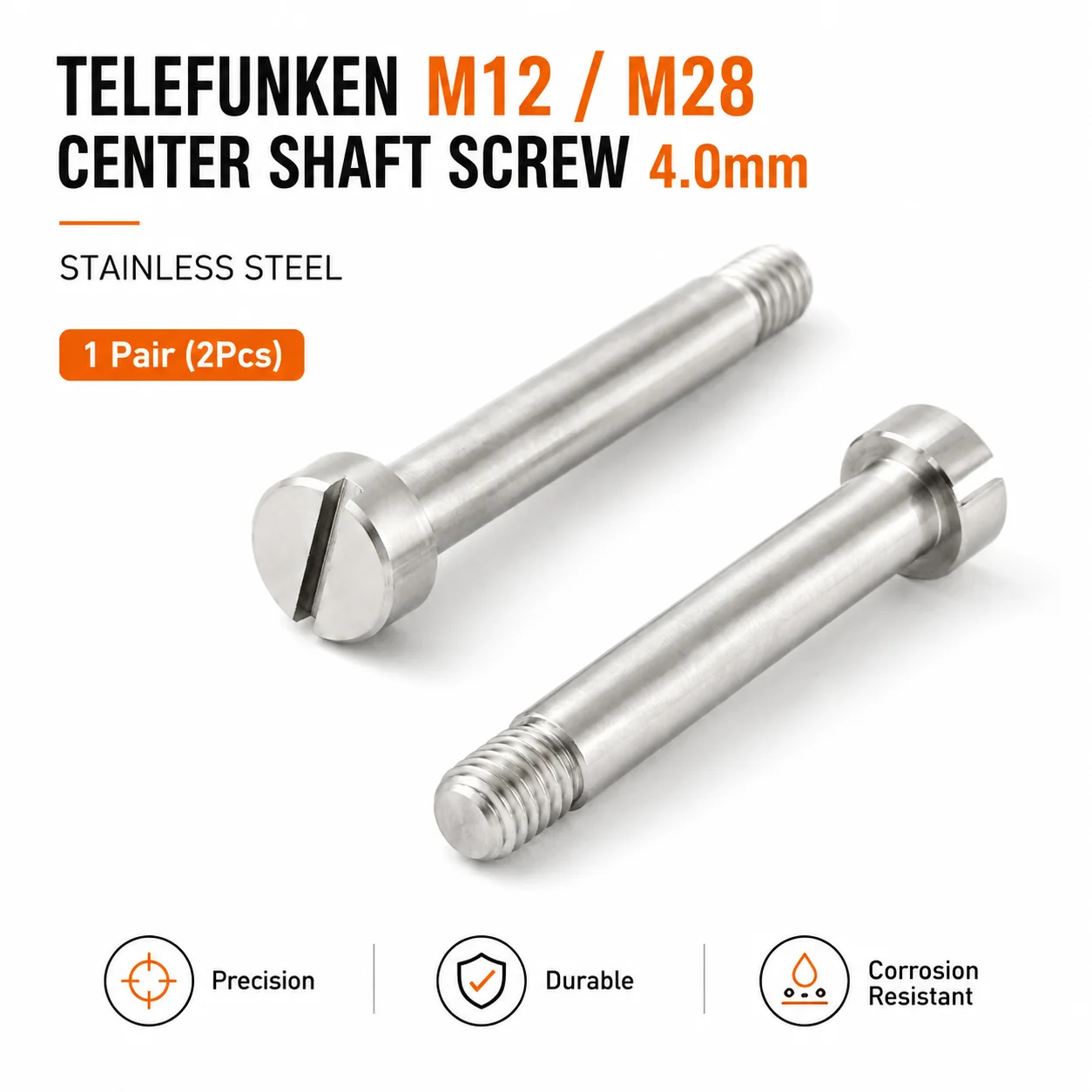 1 Pair Stainless Steel 4.0mm Center Shaft Screws For TELEFUNKEN M12 M28 Opening Machine Repair Parts
1 Pair Stainless Steel 4.0mm Center Shaft Screws For TELEFUNKEN M12 M28 Opening Machine Repair Parts