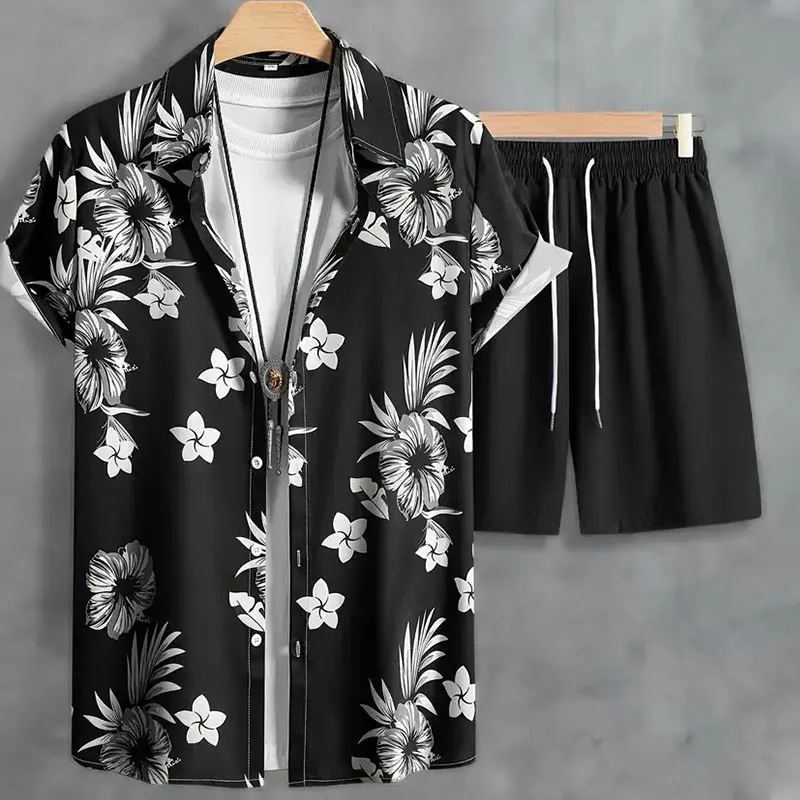 Funny 3D Flower Pattern Men's Hawaiian Shirt Sets Summer Short Sleeve Tops Beach Shorts 2 Piece Casual Vacation Outfit Clothing
Funny 3D Flower Pattern Men's Hawaiian Shirt Sets Summer Short Sleeve Tops Beach Shorts 2 Piece Casual Vacation Outfit Clothing