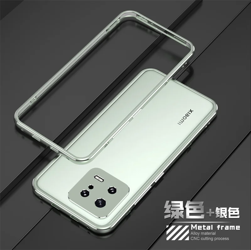 For Xiaomi Mi 13 Pro Xiaomi13 Bumper Ultra Thin Aluminum Metal Bumper Cover Case for Xiaomi 13 with Metal Camera Lens Protector
For Xiaomi Mi 13 Pro Xiaomi13 Bumper Ultra Thin Aluminum Metal Bumper Cover Case for Xiaomi 13 with Metal Camera Lens Protector
