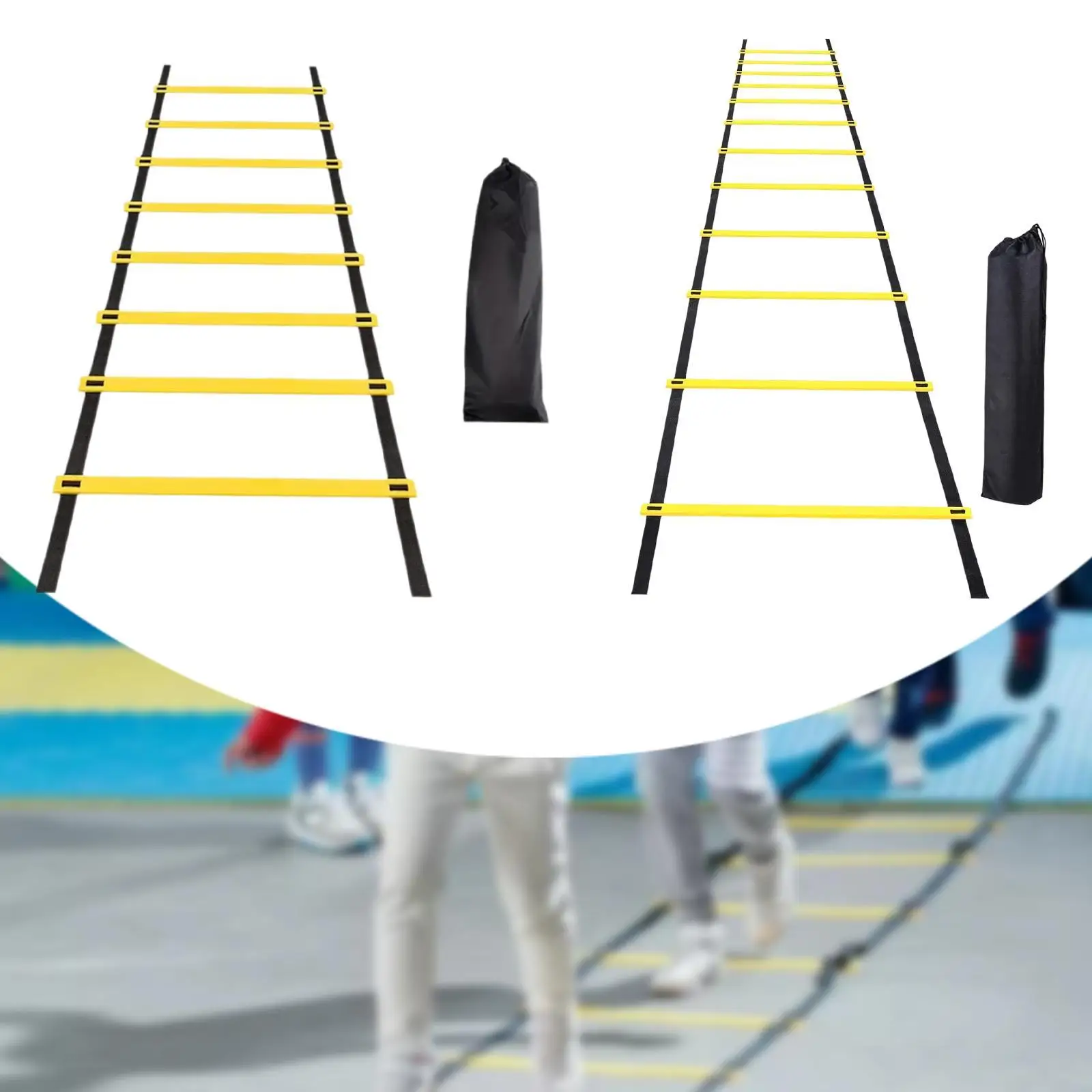 Football Agility Ladder Speed Ladder Portable Stairs Fitness Training Jumping Hurdles with Storage Bag Outdoor Sports Folding
Football Agility Ladder Speed Ladder Portable Stairs Fitness Training Jumping Hurdles with Storage Bag Outdoor Sports Folding