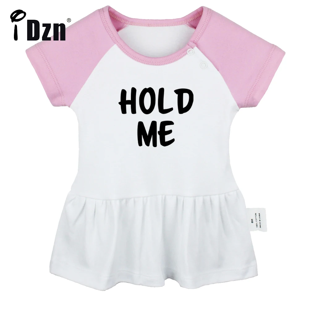 iDzn Summer NEW Hold Me Baby Girls Cute Short Sleeve Dress Infant Funny Pleated Dress Soft Cotton Dresses Clothes
iDzn Summer NEW Hold Me Baby Girls Cute Short Sleeve Dress Infant Funny Pleated Dress Soft Cotton Dresses Clothes