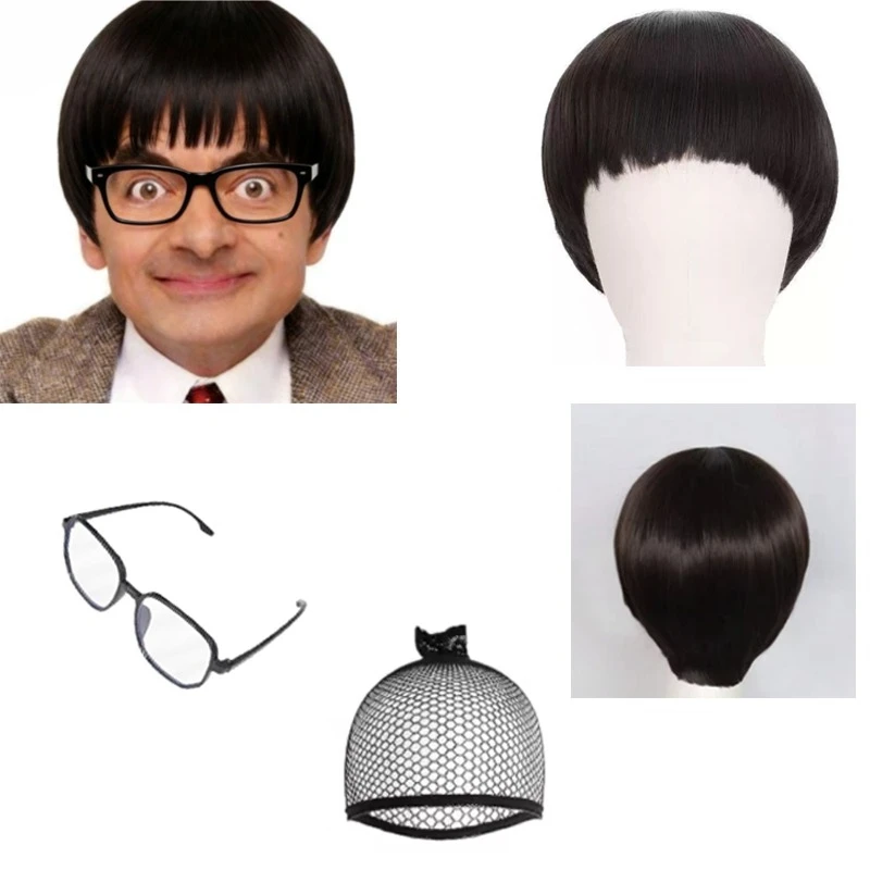 Short Cosplay Wig +glasses for Men, Synthetic Bowl Cut Hair, Anime Retro Wig, Suitable for Movies, Parties, Halloween,Christmas
Short Cosplay Wig +glasses for Men, Synthetic Bowl Cut Hair, Anime Retro Wig, Suitable for Movies, Parties, Halloween,Christmas