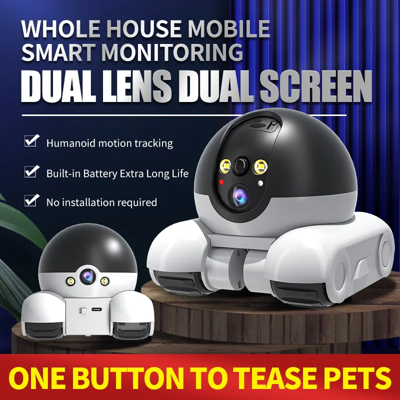 4MP V360pro APP Dual Lens Full Color Wireless PTZ IP Dome Camera AI Humanoid Detection Home Security CCTV Baby Monitor
4MP V360pro APP Dual Lens Full Color Wireless PTZ IP Dome Camera AI Humanoid Detection Home Security CCTV Baby Monitor