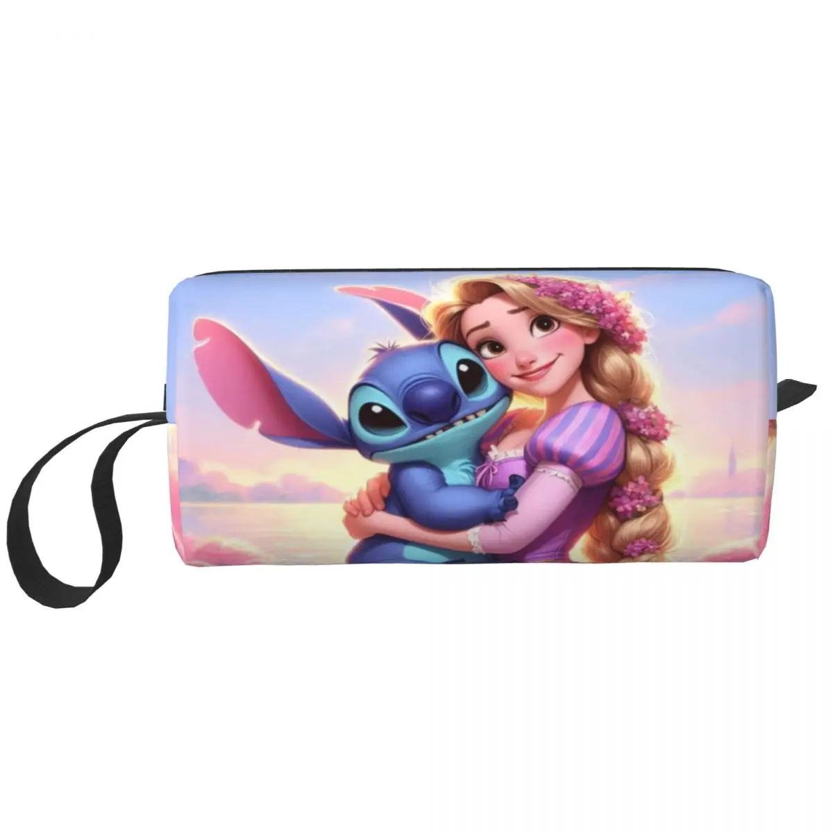 Custom Princess And Stitch Travel Cosmetic Bag for Women Makeup Toiletry Organizer Lady Beauty Storage Dopp Kit
Custom Princess And Stitch Travel Cosmetic Bag for Women Makeup Toiletry Organizer Lady Beauty Storage Dopp Kit