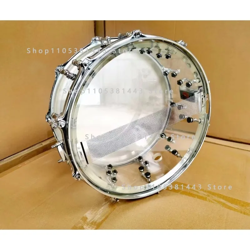 8/10/12/14x 5.5 Durable Acrylic Snare Drum Clear
8/10/12/14x 5.5 Durable Acrylic Snare Drum Clear