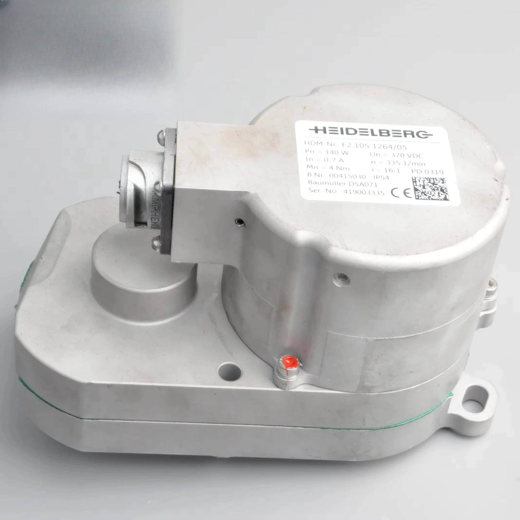 Brand New F2.105.1264/05,Heidelberg CD102/SM102/XL105 Machine Drive Bogenbremse F2.105.1264 Motor Printing Machine Parts
Brand New F2.105.1264/05,Heidelberg CD102/SM102/XL105 Machine Drive Bogenbremse F2.105.1264 Motor Printing Machine Parts