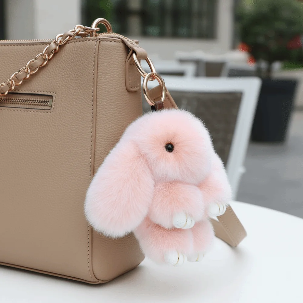 Fur Pom Keyring Fashion Rabbit Fur Keychain Lovely Fluffy Play Dead Rabbit 15cm Smooth Rabbit Pendant Girlfriend
Fur Pom Keyring Fashion Rabbit Fur Keychain Lovely Fluffy Play Dead Rabbit 15cm Smooth Rabbit Pendant Girlfriend