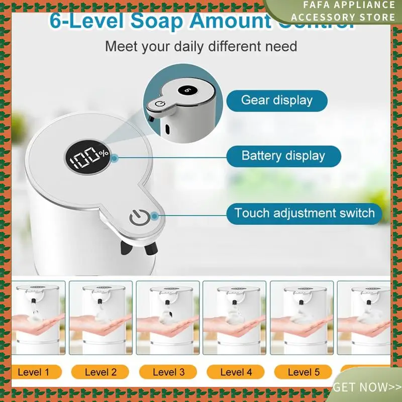 Sensor Soap Dispenser Foam Hand Wash Smart Foam Hand Soap Dispenser Rechargeable Digital Display-A70Z
Sensor Soap Dispenser Foam Hand Wash Smart Foam Hand Soap Dispenser Rechargeable Digital Display-A70Z