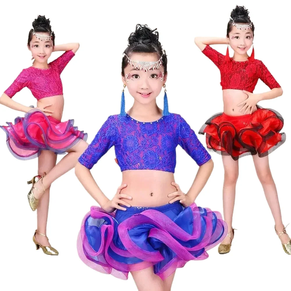 Summer Latin Dance Dress for Girls Ballroom Tango Kids Modern Competition Stage Outfit Child Latin Dance Costume Dancewear
Summer Latin Dance Dress for Girls Ballroom Tango Kids Modern Competition Stage Outfit Child Latin Dance Costume Dancewear
