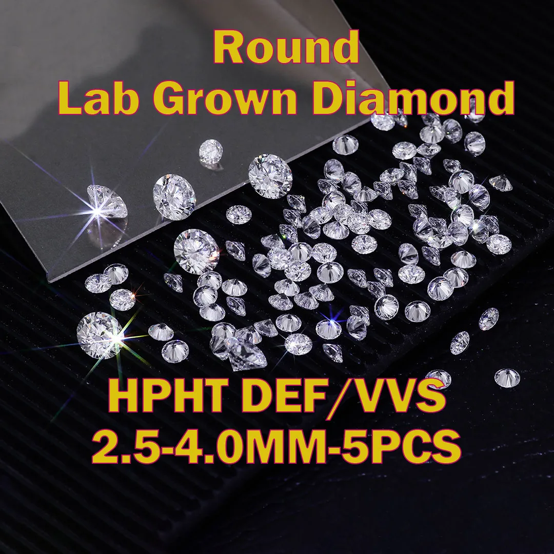 Прованс HPHT Melee Lab Diamonds 2,5-4,0 мм DEF/VVS-5 шт. Маленький круглый выращенный в лаборатории бриллиант для изготовления ювелирных изделий Свободный камень оптом
Прованс HPHT Melee Lab Diamonds 2,5-4,0 мм DEF/VVS-5 шт. Маленький круглый выращенный в лаборатории бриллиант для изготовления ювелирных изделий Свободный камень оптом