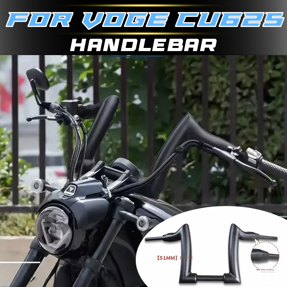 Motorcycle Thickened High Rise Horn Handle Bar Upgrade Parts For CU625
Motorcycle Thickened High Rise Horn Handle Bar Upgrade Parts For CU625