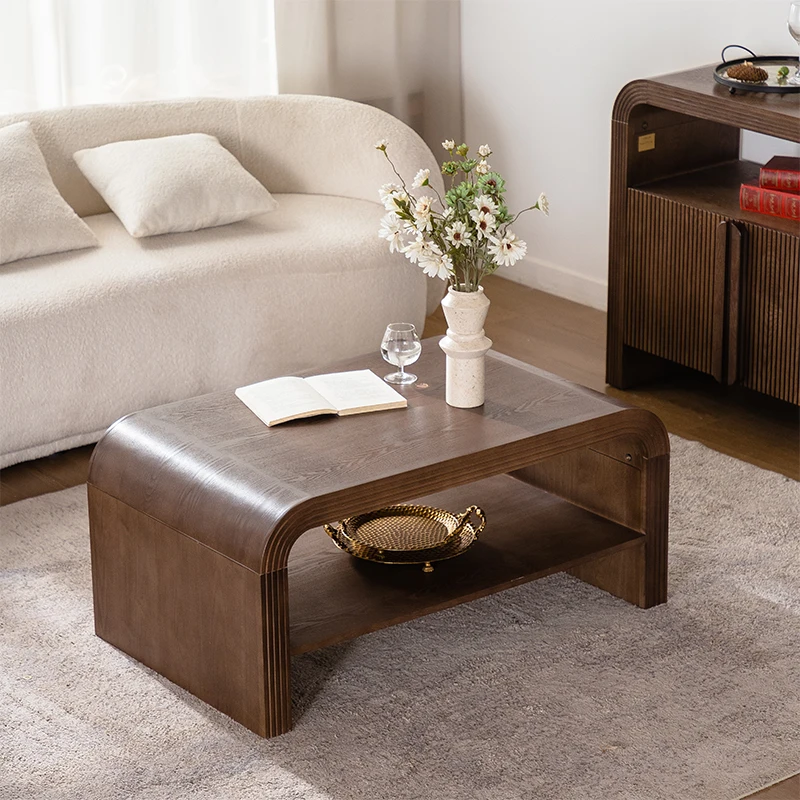 Solid wood multi-functional durable rustic modern rectangular coffee table, suitable for living room furniture
Solid wood multi-functional durable rustic modern rectangular coffee table, suitable for living room furniture