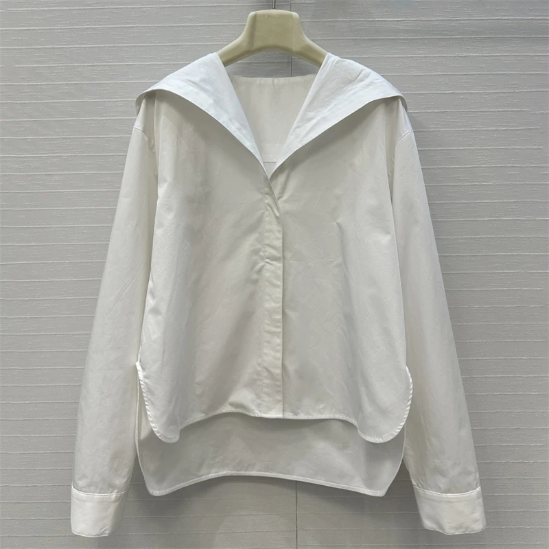 Women's shirt New high-quality pure cotton hooded long sleeved top for autumn 2025 Single breasted slim Women's blouse hoodie
Women's shirt New high-quality pure cotton hooded long sleeved top for autumn 2025 Single breasted slim Women's blouse hoodie