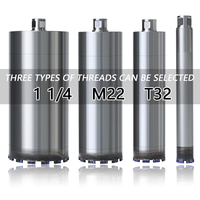 Diamond Core Drill Bit 1 1/4UNC T32 M22 With a Diameter of 25mm-230mm Reinforced Concrete Drill Bit Total length 420mm
Diamond Core Drill Bit 1 1/4UNC T32 M22 With a Diameter of 25mm-230mm Reinforced Concrete Drill Bit Total length 420mm