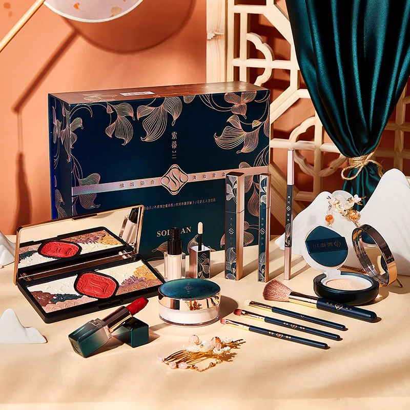 12 piece makeup set gift box cosmetic beauty kit eyeshadow foundation brush all in one set
12 piece makeup set gift box cosmetic beauty kit eyeshadow foundation brush all in one set