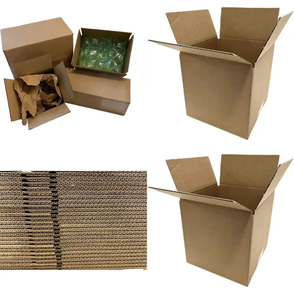 100 упаковок гофрированных картонных почтовых коробок размером 7x7x7 дюймов
100 упаковок гофрированных картонных почтовых коробок размером 7x7x7 дюймов