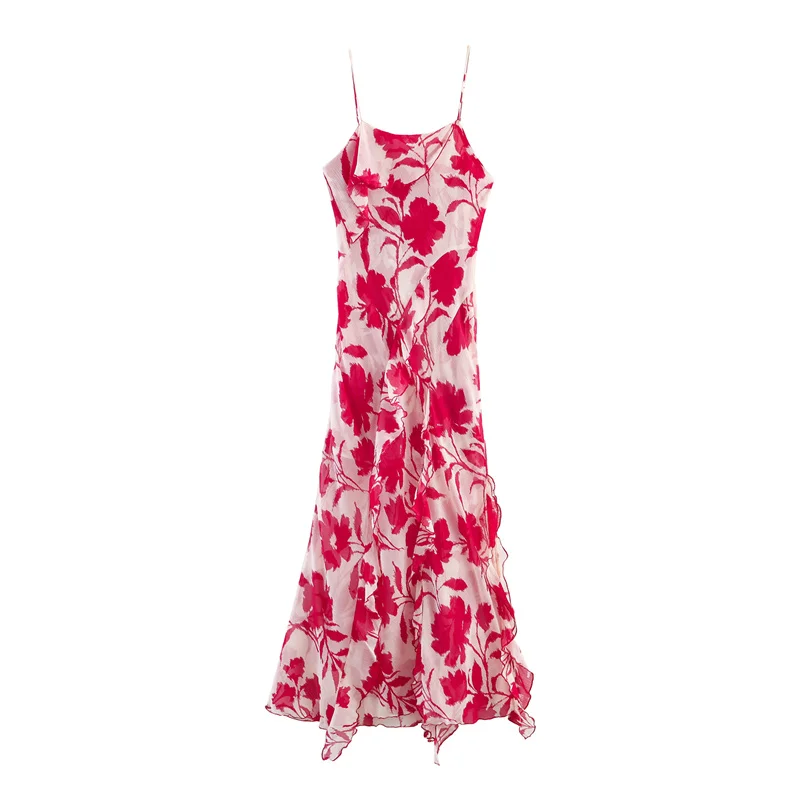 Summer Women's Printed Camisole Dresses 2026 Fashionable Sleeveless Vacation Beach Dresses Banquet Evening Dress
Summer Women's Printed Camisole Dresses 2026 Fashionable Sleeveless Vacation Beach Dresses Banquet Evening Dress