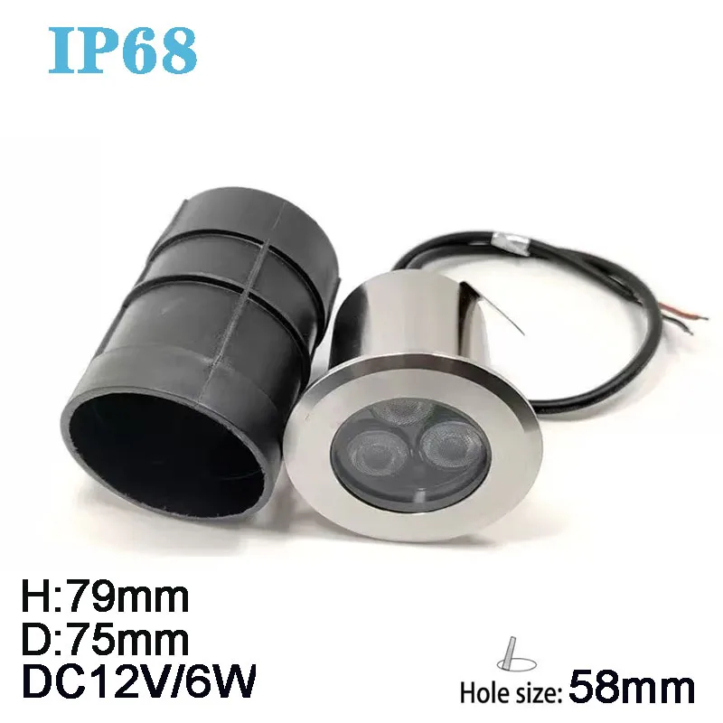 IP68 Waterproof LED Swimming pool Fountains Pond Underwater Light 6W DC12V Outdoor Garden Deck Stair Step Underground Lamp
IP68 Waterproof LED Swimming pool Fountains Pond Underwater Light 6W DC12V Outdoor Garden Deck Stair Step Underground Lamp