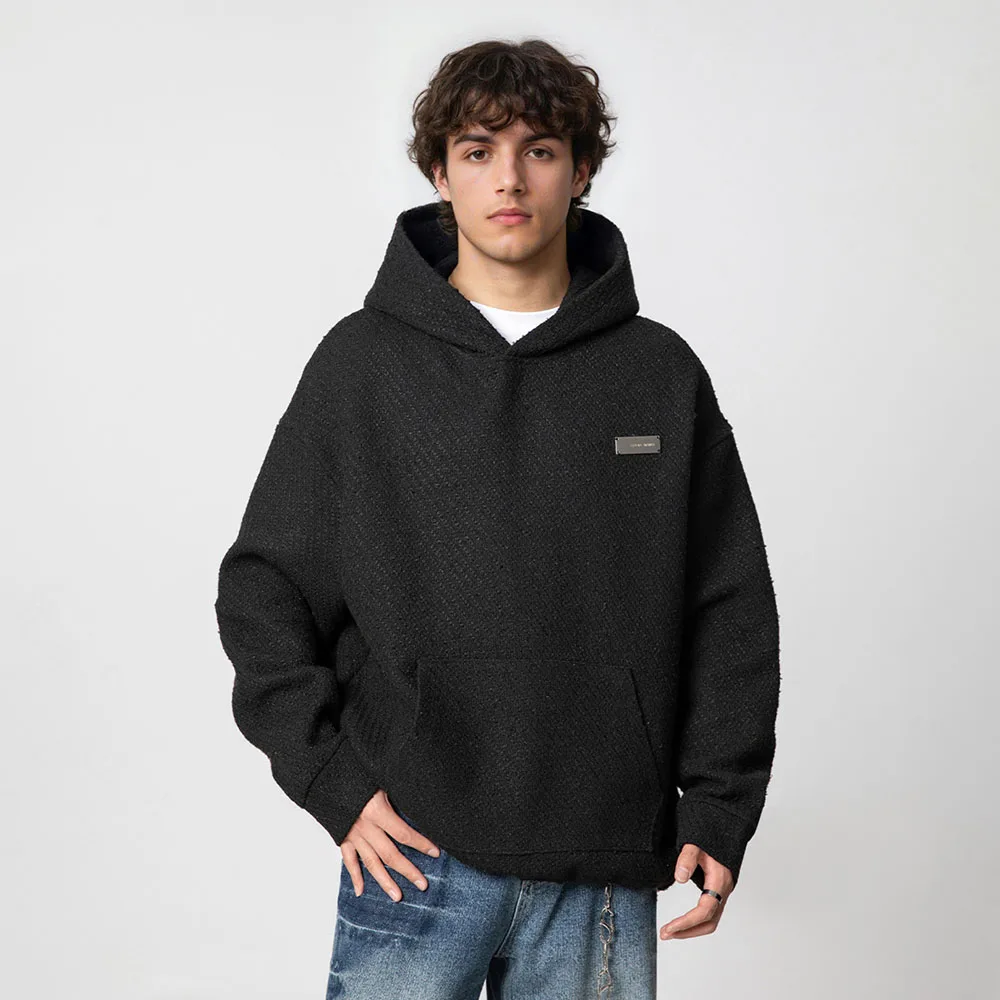 TFETTERS твидовые толстовки большого размера в стиле Old Money для мужчин, осень-зима 2022, новая утолщенная вязаная верхняя одежда, толстовки с кепкой
TFETTERS твидовые толстовки большого размера в стиле Old Money для мужчин, осень-зима 2022, новая утолщенная вязаная верхняя одежда, толстовки с кепкой