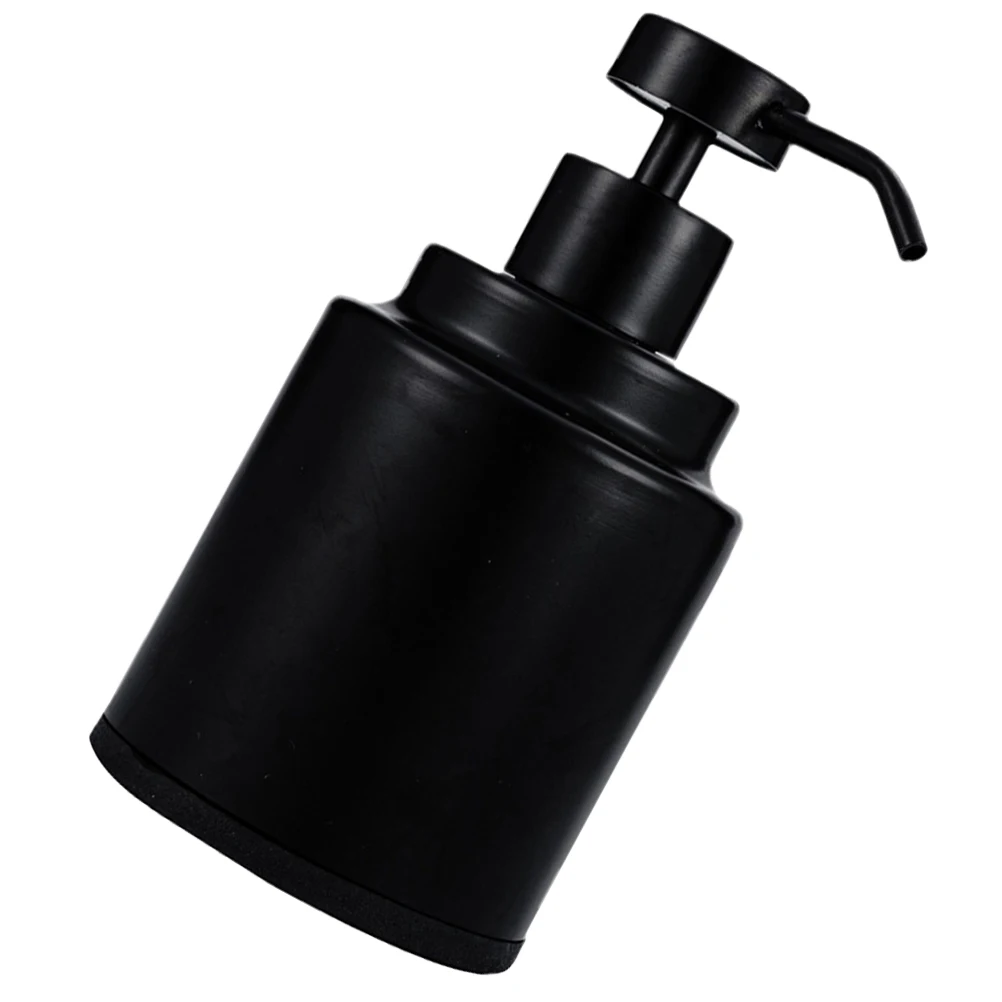 Stainless Steel Soap Bottle 300ML Black Round Refillable Shower Dispenser Empty Pump Bottles for Lotion Shampoo
Stainless Steel Soap Bottle 300ML Black Round Refillable Shower Dispenser Empty Pump Bottles for Lotion Shampoo