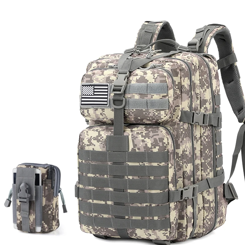 Outdoor Tactical Backpack Casual Travel Backpack Mountaineering Bag Men's New Sports Backpack Give a small safety kit
Outdoor Tactical Backpack Casual Travel Backpack Mountaineering Bag Men's New Sports Backpack Give a small safety kit