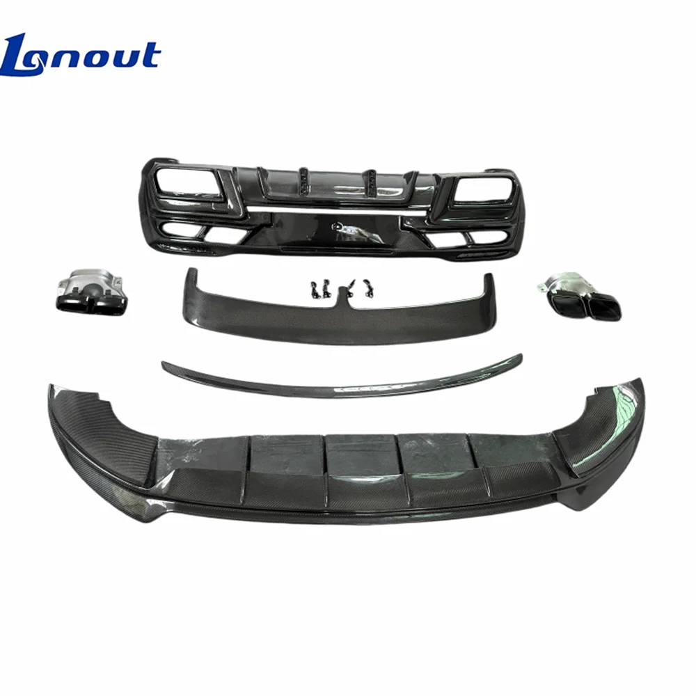 Front Lip Rear Diffuser Rear Spoiler Body Kit for New W167 GLE53 Modified LD Style Carbon Fiber Aerodynamic Kit
Front Lip Rear Diffuser Rear Spoiler Body Kit for New W167 GLE53 Modified LD Style Carbon Fiber Aerodynamic Kit