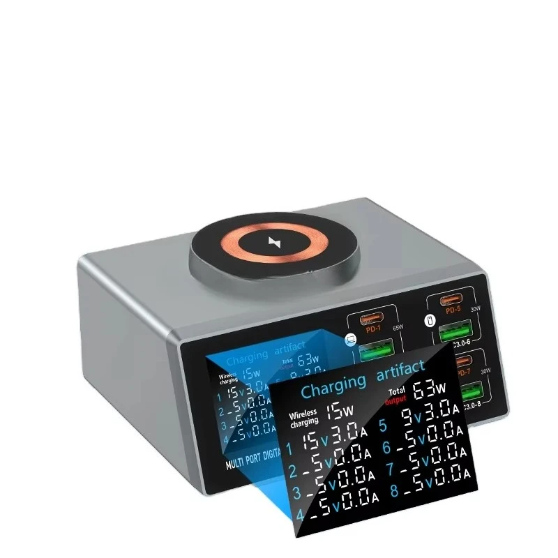 Charger digital display desktop USB Type-C fast charger
Charger digital display desktop USB Type-C fast charger
