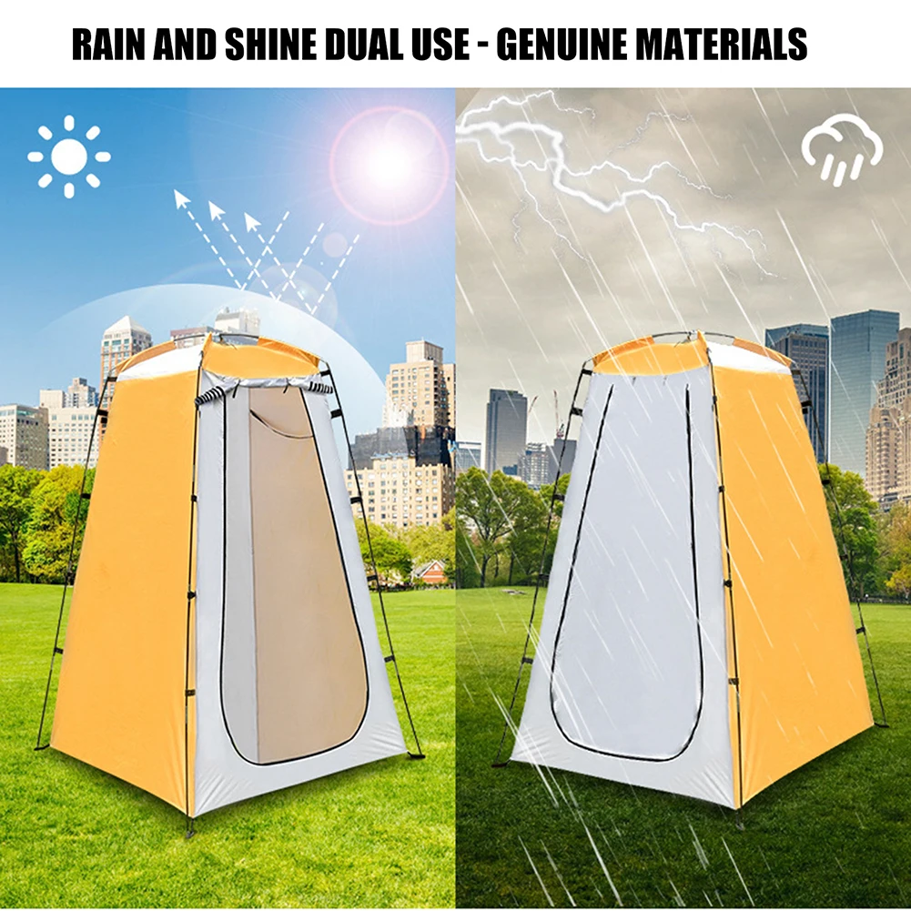 Outdoor Mobile Toilet Tent Folding Camping Privacy Bathing Shelter Tent Waterproof UV Protection Tear-resistant for Camp Fishing
Outdoor Mobile Toilet Tent Folding Camping Privacy Bathing Shelter Tent Waterproof UV Protection Tear-resistant for Camp Fishing